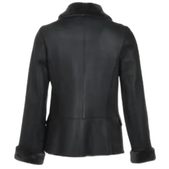 Short Shearling Jacket Black : Elissa -Default Template 2 short shearling jacket black elissa p876 3784 image