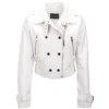 Short Vegetable Tanned Leather Biker Jacket White : Sabine -Default Template 2 short vegetable tanned leather biker jacket white sabine p2310 10529 image