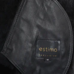 Side Zip Biker Sheepskin Pilot Jacket Black : Micaela -Default Template 2 side zip biker sheepskin pilot jacket black micaela p1297 5707 image