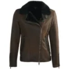 Side Zip Biker Sheepskin Pilot Jacket Taba Crack/blk : Micaela -Default Template 2 side zip biker sheepskin pilot jacket taba crack blk micaela p1298 5708 image