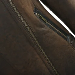 Side Zip Biker Sheepskin Pilot Jacket Taba Crack/blk : Micaela -Default Template 2 side zip biker sheepskin pilot jacket taba crack blk micaela p1298 5711 image