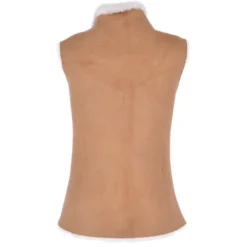 Slimline Reversible Suede Sheepskin Body Warmer Biscuit Tan : Phillipa -Default Template 2 slimline reversible suede sheepskin body warmer biscuit tan phillipa p3003 13301 image