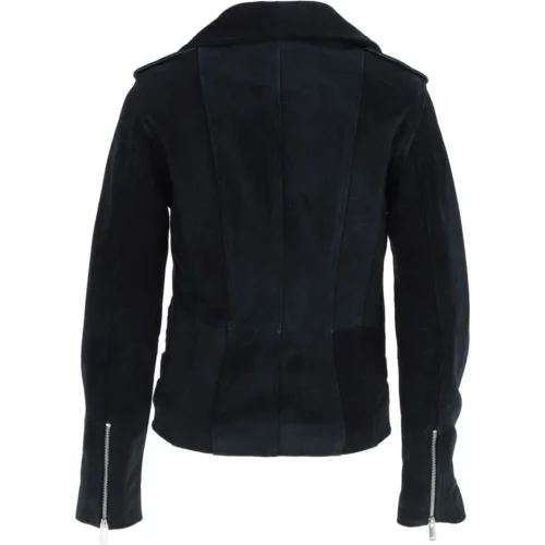 Split Suede Biker Jacket Navy: Rebel 8 Split Suede Biker Jacket Navy: Rebel -The Bridge Store split suede biker jacket navy rebel p5464 19737 image