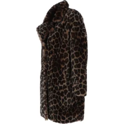 Three-Quarter Leopard Print Skeepskin Coat: Aria -Default Template 2 three quarter leopard print skeepskin coat aria p4404 18785 image