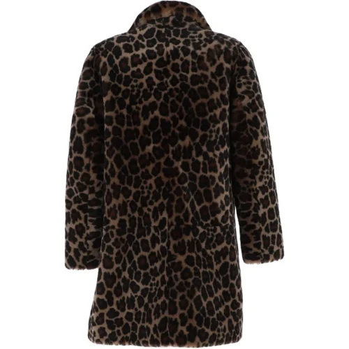 Three-Quarter Leopard Print Skeepskin Coat: Aria -The Bridge Store three quarter leopard print skeepskin coat aria p4404 18786 image