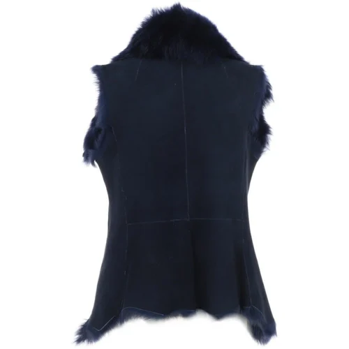 Toscana Double Collar Suede Leather Gilet Blue: Pegasus 10 Toscana Double Collar Suede Leather Gilet Blue: Pegasus -The Bridge Store toscana double collar suede leather gilet blue pegasus p5689 20239 image