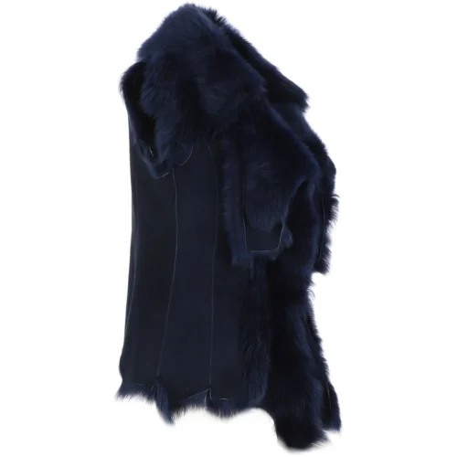 Toscana Double Collar Suede Leather Gilet Blue: Pegasus 11 Toscana Double Collar Suede Leather Gilet Blue: Pegasus -The Bridge Store toscana double collar suede leather gilet blue pegasus p5689 20240 image