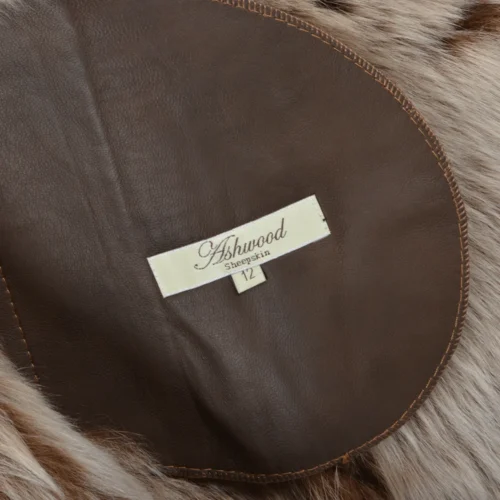 Toscana Longhaired Shearling Jacket With Large Hood Tan : Muna -The Bridge Store toscana longhaired shearling jacket with large hood tan muna p854 3656 image
