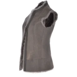 New Products -Default Template 2 toscana suede leather gilet grey kachina p2576 12023 image