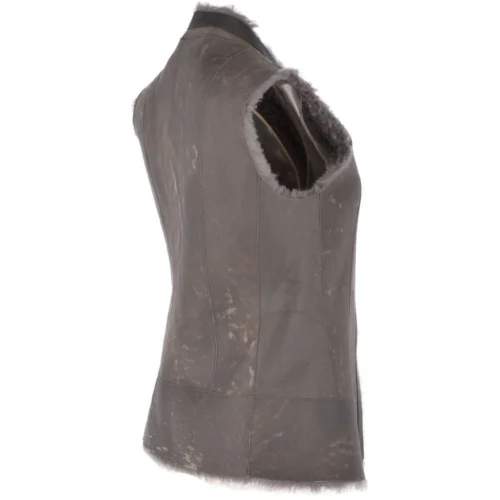 Toscana Suede Leather Gilet Grey : Kachina -The Bridge Store toscana suede leather gilet grey kachina p2576 12025 image