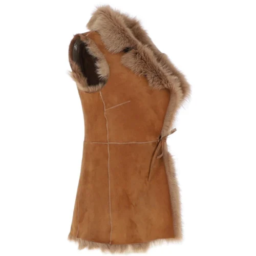 Toscana Suede Leather Gilet Honey: Hateya 9 Toscana Suede Leather Gilet Honey: Hateya -The Bridge Store toscana suede leather gilet honey hateya p6148 22046 image