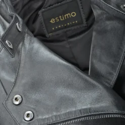 Veg Tanned Leather Biker Jacket Black : Kiara -Default Template 2 veg tanned leather biker jacket black kiara p1393 10539 image