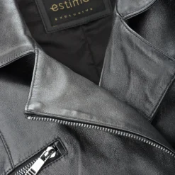 Vegetable Tanned Leather Biker Jacket Black : Eleonare -Default Template 2 vegetable tanned leather biker jacket black eleonare p1422 10507 image
