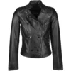 Vegetable Tanned Leather Biker Jacket Black : Rosabel -Default Template 2 vegetable tanned leather biker jacket black rosabel p1395 10467 image