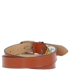 Women's Fashion Leather Belt With Gold Metal Pin Buckle Tan: LB-303 -Default Template 2 womens fashion leather belt with gold metal pin buckle tan lb 303 p7222 26556 image