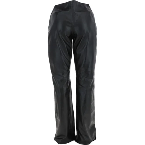 Women's Leather Hipster Trousers Black : Hipsy 2 DP 251 -The Bridge Store womens leather hipster trousers black hipsy 2 dp 251 p4104 17635 image