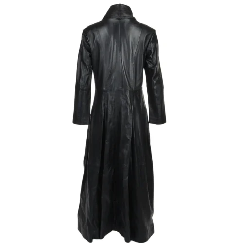 Womens Long Length Gothic Coat Black/nap : Lucine -The Bridge Store womens long length gothic coat black nap lucine p1249 5408 image