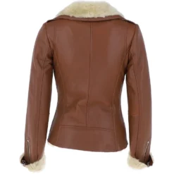 Womens Luxury Shearling Jacket Tan: Alayna -Default Template 2 womens luxury shearling jacket tan alayna p3886 21722 image