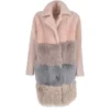 Womens Luxury Sheepskin Coat Baby Pink/multi : Shona -Default Template 2 womens luxury sheepskin coat baby pink multi shona p3433 15025 image