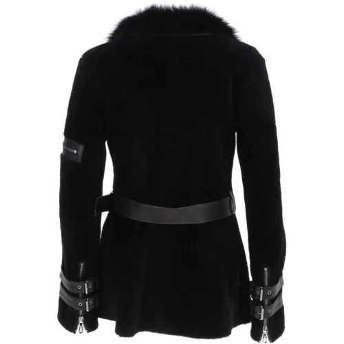 Womens Luxury Sheepskin Jacket Black: NC11 8 Womens Luxury Sheepskin Jacket Black: NC11 -The Bridge Store womens luxury sheepskin jacket black nc11 p5813 20739 image