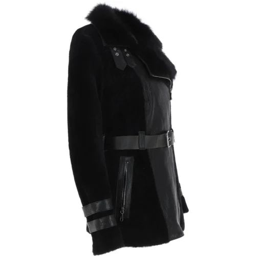 Womens Luxury Sheepskin Jacket Black: NC11 9 Womens Luxury Sheepskin Jacket Black: NC11 -The Bridge Store womens luxury sheepskin jacket black nc11 p5813 20740 image