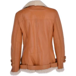 Womens Luxury Side Zip Sheepskin Pilot Jacket Tan : Caitlin 8 Womens Luxury Side Zip Sheepskin Pilot Jacket Tan : Caitlin -Default Template 2 womens luxury side zip sheepskin pilot jacket tan caitlin p3223 14231 image