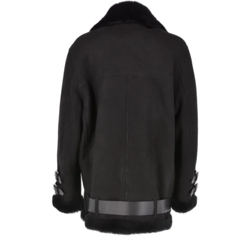 Womens Oversized Sheepskin Flying Jacket Black/Snuff : Khloe 8 Womens Oversized Sheepskin Flying Jacket Black/Snuff : Khloe -The Bridge Store womens oversized sheepskin flying jacket black snuff khloe p2999 13265 image