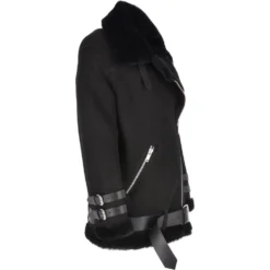 Womens Oversized Sheepskin Flying Jacket Black/Snuff : Khloe 9 Womens Oversized Sheepskin Flying Jacket Black/Snuff : Khloe -Default Template 2 womens oversized sheepskin flying jacket black snuff khloe p2999 13266 image