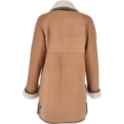Women's Sheepskin Coat Biscuit Tan : Florence -Default Template 2 womens sheepskin coat biscuit tan florence p3022 13339 image