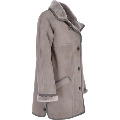 Womens Sheepskin Coat Topo : Florence 9 Womens Sheepskin Coat Topo : Florence -The Bridge Store womens sheepskin coat topo florence p3353 14676 image