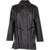 Womens Single Breasted Oversized Leather Coat Black/ani : Fiona -Default Template 2 womens single breasted oversized leather coat black ani fiona p3295 14402 image