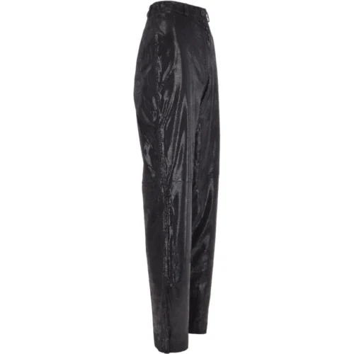Womens Snake Print Leather Trousers Black/croc: 766 9 Womens Snake Print Leather Trousers Black/croc: 766 -The Bridge Store womens snake print leather trousers black croc 766 p3331 14639 image