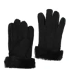 Women's Suede Sheepskin Gloves Black/ Black : DB906 -Default Template 2 womens suede sheepskin gloves black black db906 p4118 17698 image