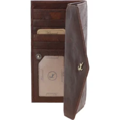 Women's Vintage Wash Large 12 Card Leather Purse Brandy : G-43 -Default Template 2 womens vintage wash large 12 card leather purse brandy g 43 p4078 17447 image