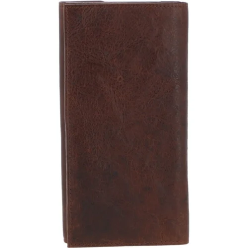 Women's Vintage Wash Large 12 Card Leather Purse Brandy : G-43 -The Bridge Store womens vintage wash large 12 card leather purse brandy g 43 p4078 17448 image