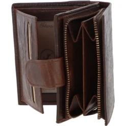 Women's Vintage Wash Leather Wallet Purse Brandy : G-41 -Default Template 2 womens vintage wash leather wallet purse brandy g 41 p4072 17411 image