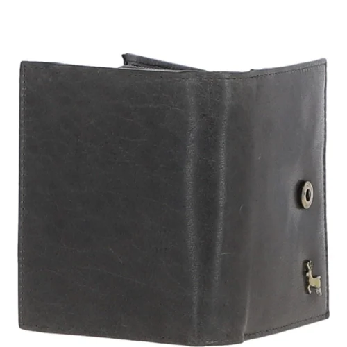 Women's Vintage Wash Leather Wallet Purse Grey: G-41 -The Bridge Store womens vintage wash leather wallet purse grey g 41 p5394 19509 image