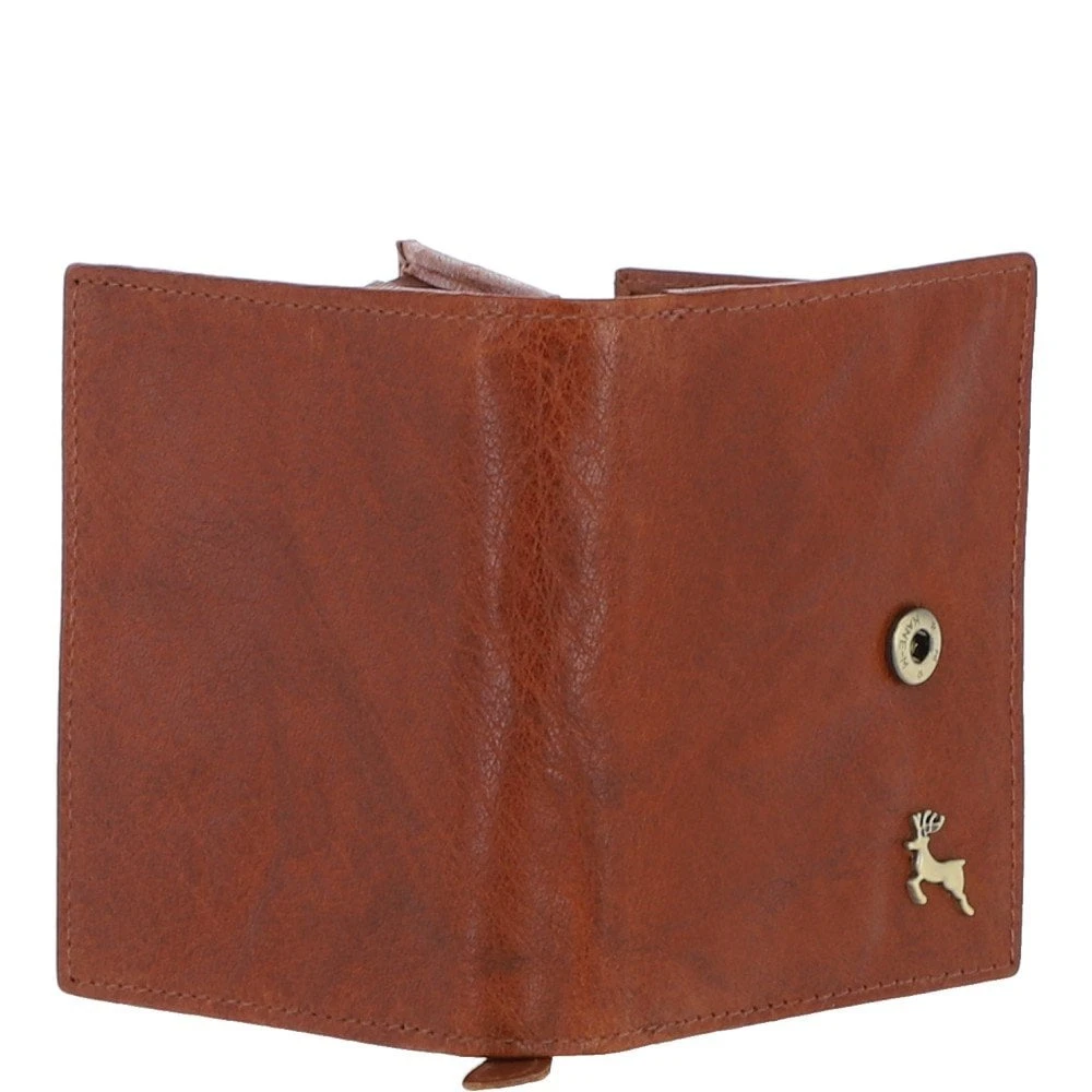 Women's Vintage Wash Leather Wallet Purse Tan : G-41 8 Women's Vintage Wash Leather Wallet Purse Tan : G-41 - Image 6